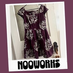 Nooworks Maroon Dress (Size M) - Party Animals